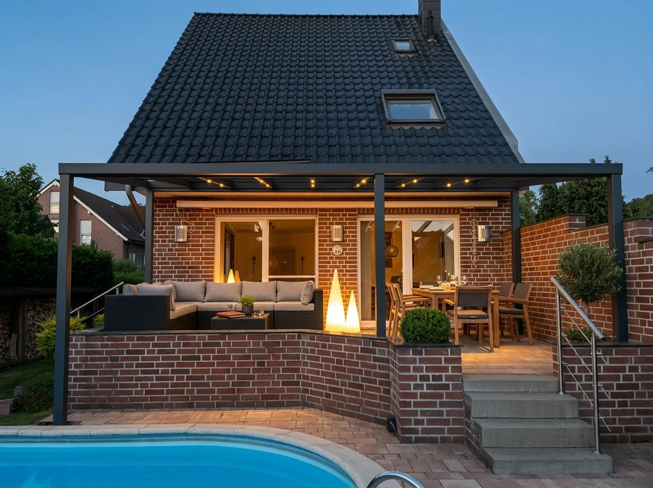 Terrassendach mit Beschattungssystem – Terrasse Direkt Dinslaken